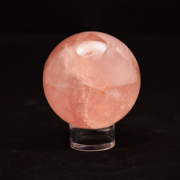 Sphere made of rose quartz, ideal for decoration and refreshment of the energy of your place. Buy online from our eshop