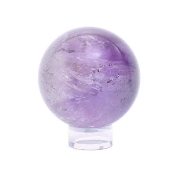 Sphere made of amethyst. Combine tasteful decoration with balanced energy! Immediate availability and shipping worldwide!