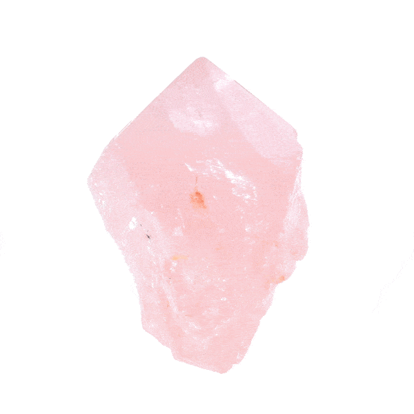 Point από φυσική πέτρα ροζ Χαλαζία με γυαλισμένη κορυφή, ύψους 7,5cm. Αγοράστε online shop.