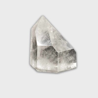 Polished 7cm point of natural crystal quartz. Buy online shop.