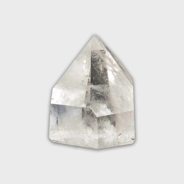 Polished 7cm point of natural crystal quartz. Buy online shop.