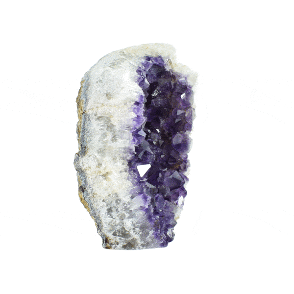 Raw Amethyst piece with a height of 11cm. Buy online shop.