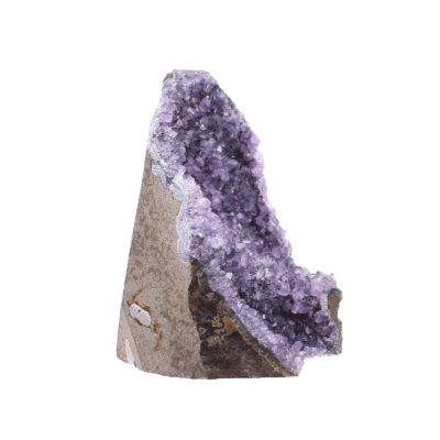 Raw 10cm piece of natural amethyst gemstone.