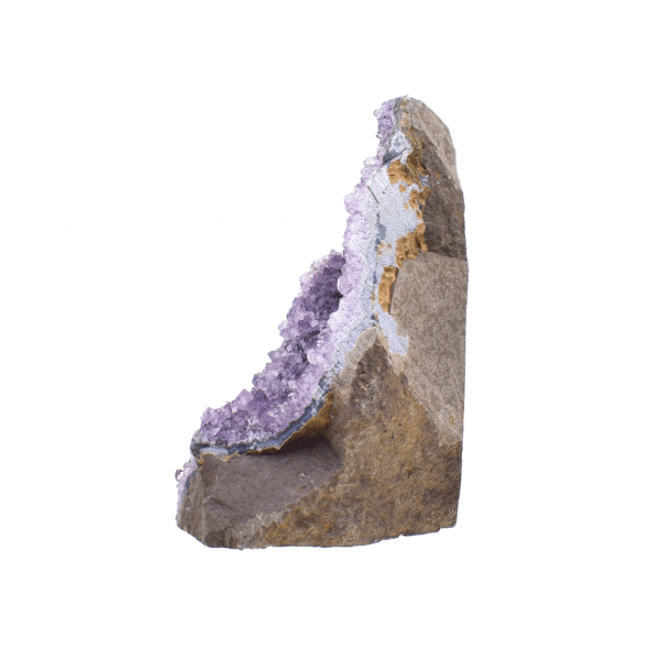 Raw 10cm piece of natural amethyst gemstone.