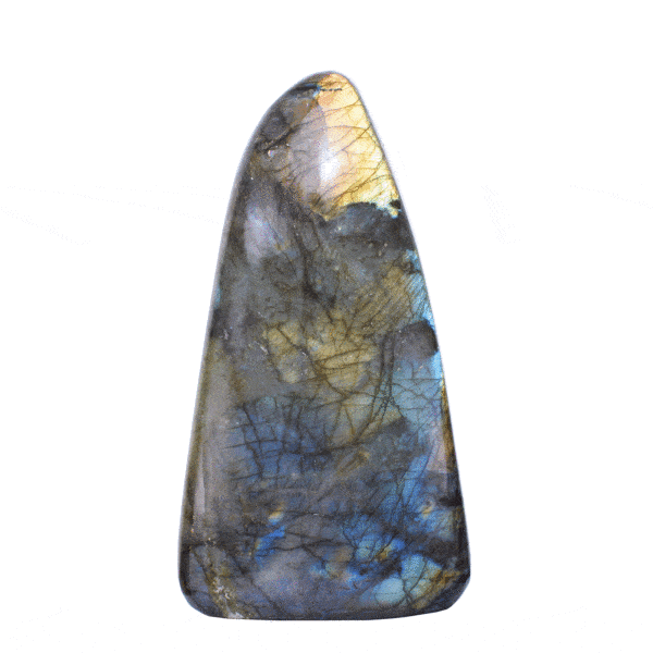 Polished Labradorite piece with a height of 22.5cm. Buy online shop.