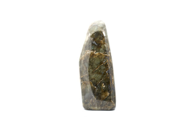 Polished 19cm piece of natural Labradorite gemstone.