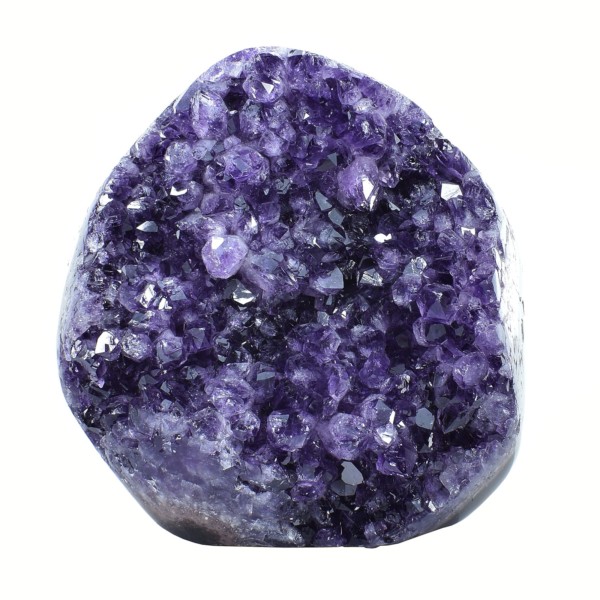 Natural amethyst piece with polished outline and a height of 13cm. Buy online shop.