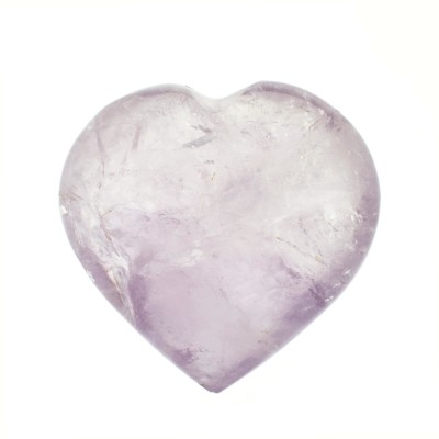 Καρδιά από φυσική πέτρα αμέθυστου, ύψους 5cm. Αγοράστε online shop.