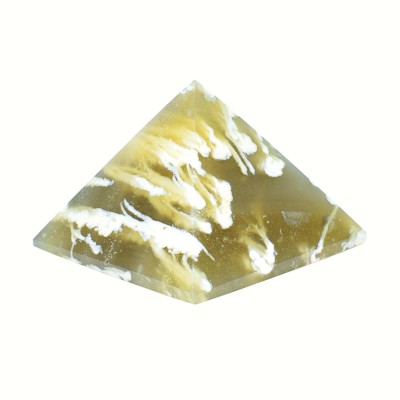 Pyramid made of natural Agate gemstone, with a height of 4.5cm. Buy online shop.