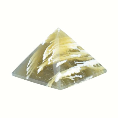 Pyramid made of natural Agate gemstone, with a height of 4.5cm. Buy online shop.