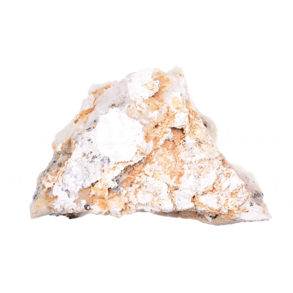 A raw 9.5cm piece of natural pink opal gemstone. Buy online shop.