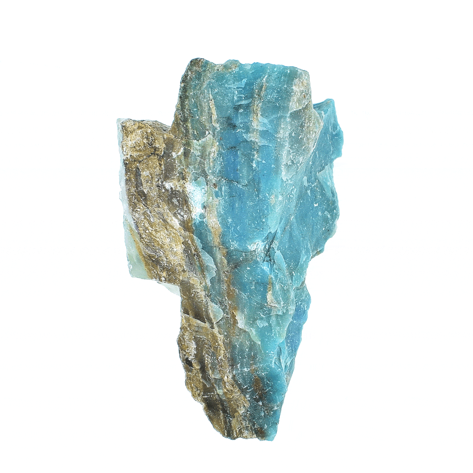 Ακατέργαστο κομμάτι φυσικής πέτρας μπλε Οπαλίου, μεγέθους 4,5cm. Αγοράστε online shop.