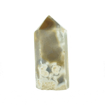 Agate point with crystal quartz, with a height of 15cm. Buy online shop.