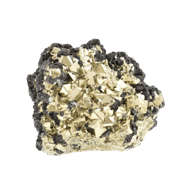 Natural Raw piece of chalcopyrite gemstone, with a size of 5cm. Buy online shop.