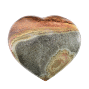 Φυσική πέτρα ocean Ίασπι σκαλισμένη στη μορφή καρδιάς. Αγοράστε online shop.