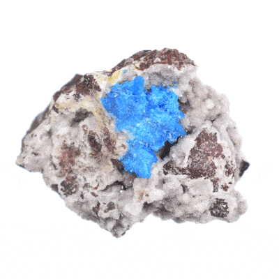 Raw piece of natural cavansite gemstone, with a size of 4cm. Buy online shop.