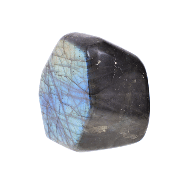 Γυαλισμένο κομμάτι φυσικής πέτρας λαμπραδορίτη, μεγέθους 8,5cm. Αγοράστε online shop.