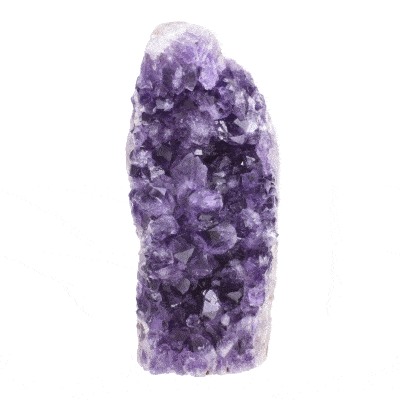 Raw piece of natural amethyst gemstone with a height of 15cm. Buy online shop.