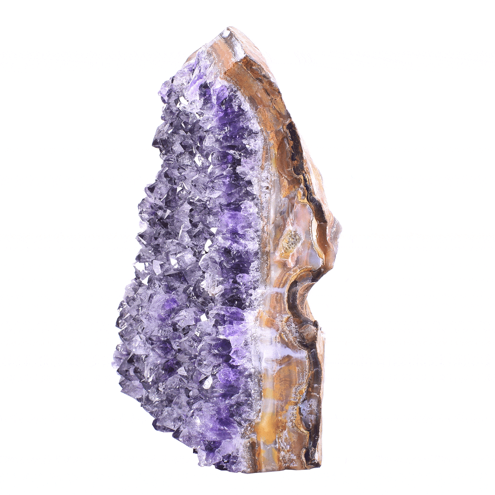 Ακατέργαστο κομμάτι φυσικής πέτρας Αμεθύστου, ύψους 15cm. Αγοράστε online shop.