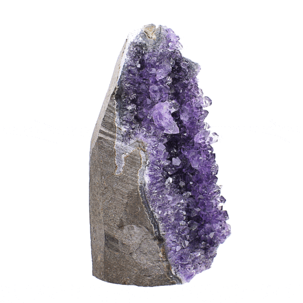 Raw piece of natural amethyst gemstone with a height of 11cm. Buy online shop.