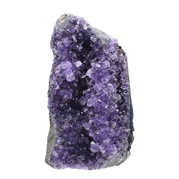 Raw piece of natural amethyst gemstone with a height of 11cm. Buy online shop.