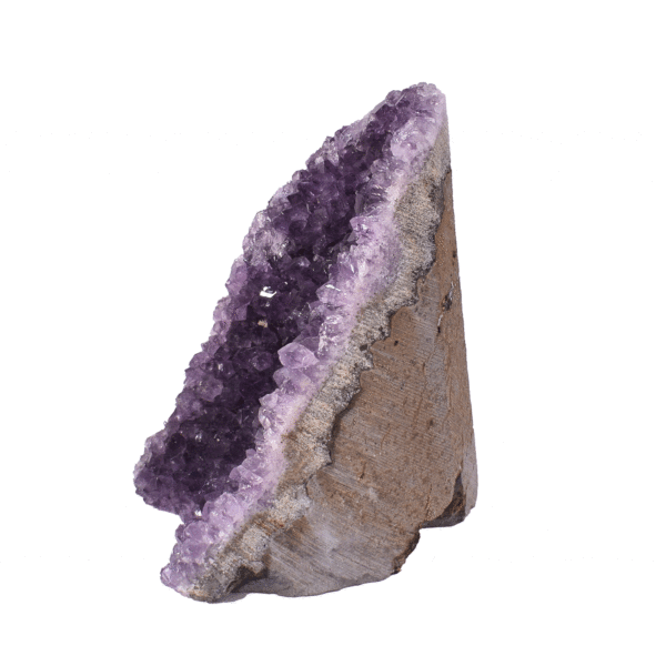 Raw 11cm piece of natural amethyst gemstone.