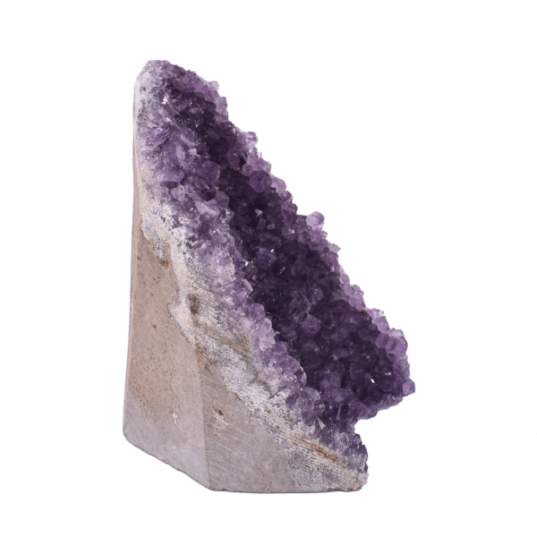 Raw 11cm piece of natural amethyst gemstone.