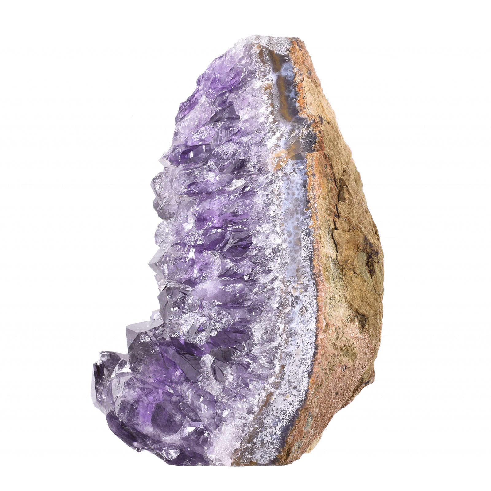 Ακατέργαστο κομμάτι φυσικής πέτρας Αμεθύστου, ύψους 9cm. Αγοράστε online shop.