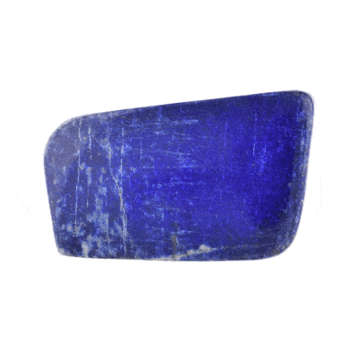 Polished piece of natural Lapis Lazuli gemstone with a size of 9cm. Buy online shop.