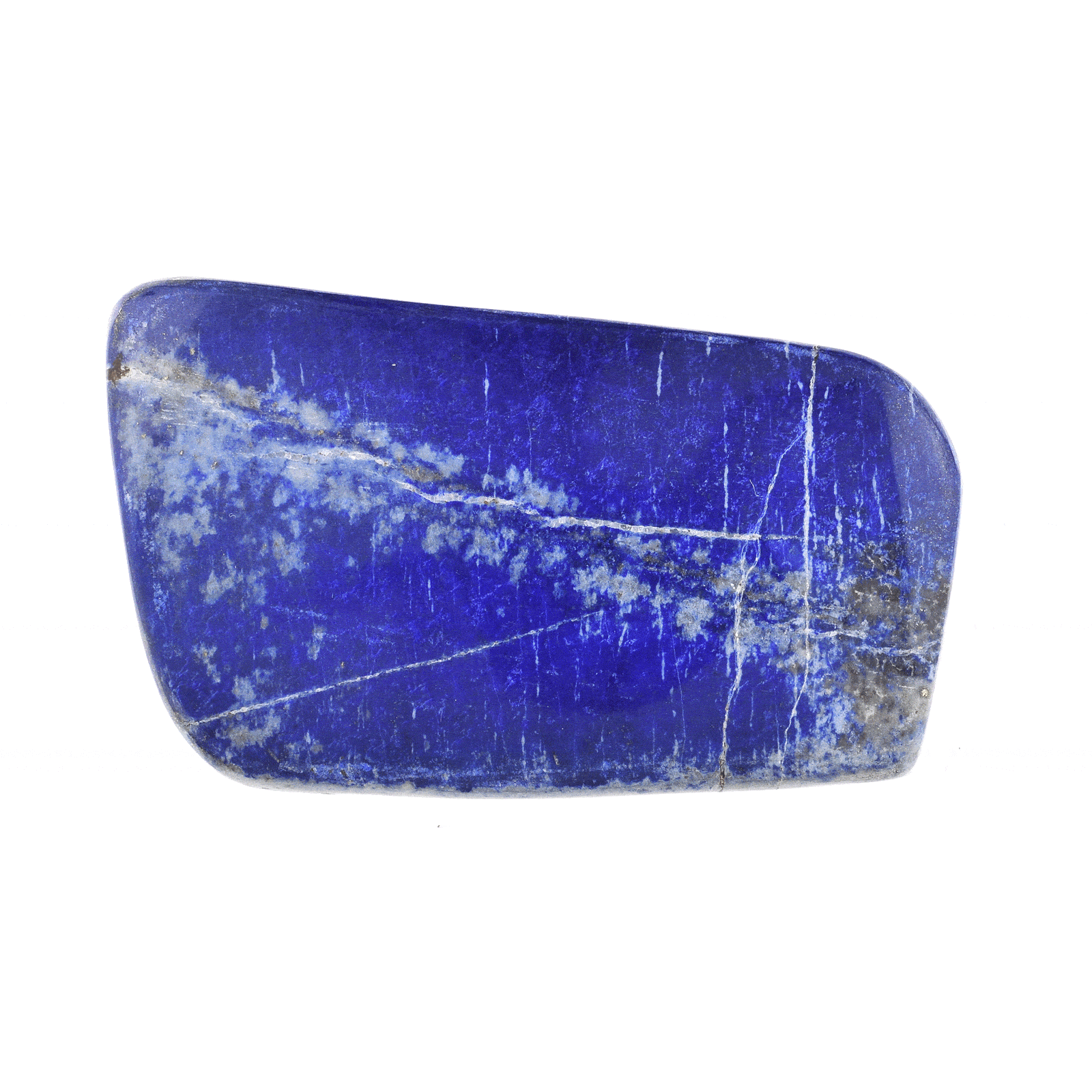 Γυαλισμένο κομμάτι φυσικής πέτρας Λάπι Λάζουλι, μεγέθους 9cm. Αγοράστε online shop.