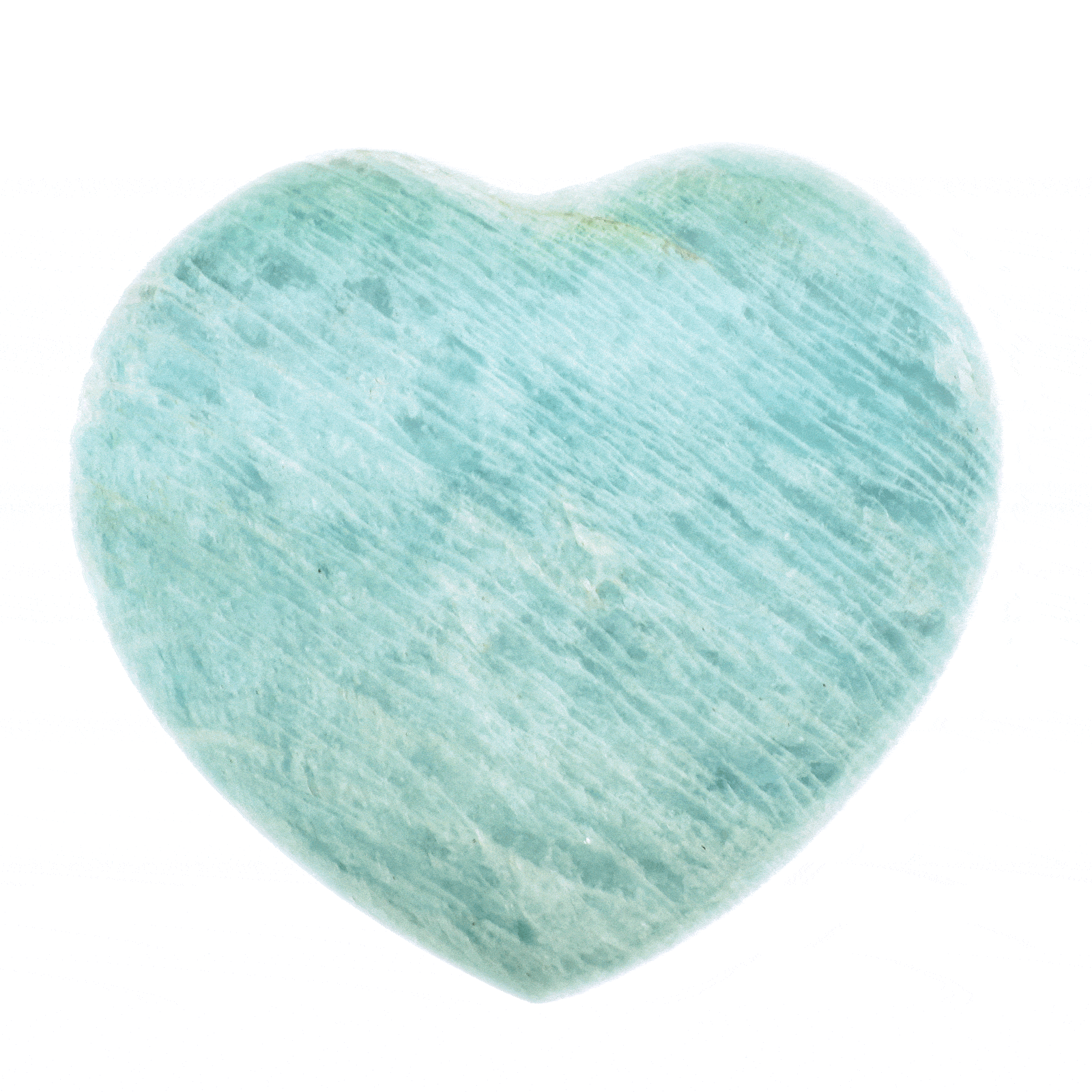 Φυσική πέτρα Αμαζονίτη σκαλισμένη στη μορφή καρδιάς, μεγέθους 7cm. Αγοράστε online shop.