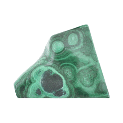 Γυαλισμένο κομμάτι φυσικής πέτρας Μαλαχίτη, μεγέθους 6,5cm. Αγοράστε online shop.