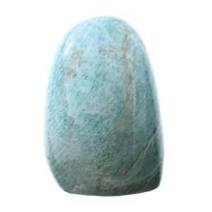 Γυαλισμένο κομμάτι φυσικής πέτρας Αμαζονίτη, μεγέθους 9,5cm. Αγοράστε online shop.