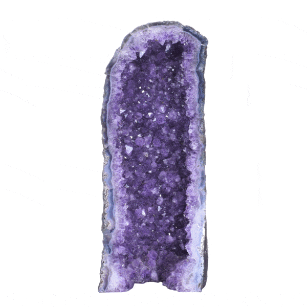 Natural Amethyst geode with a height of 38.5cm. Buy online shop.