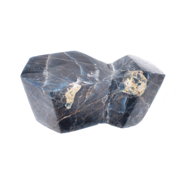 Polished piece of natural Apatite gemstone, with a size of 9.5cm. Buy online shop.