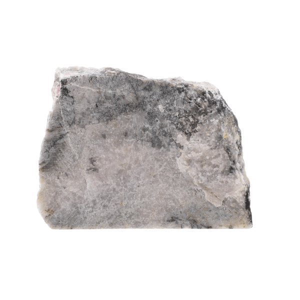Γυαλισμένο και σκαλισμένο κομμάτι φυσικής πέτρας ροδονίτη σε βράχο, με κομμένη βάση και μέγεθος 8,5cm. Αγοράστε online shop.