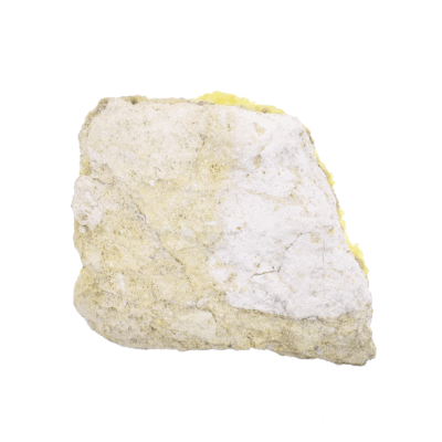 Natural 10cm raw piece of sulfur gemstone. 