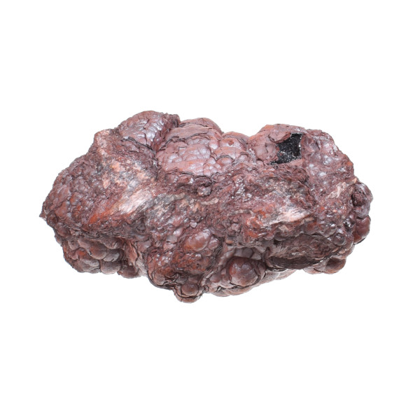 Ακατέργαστο κομμάτι φυσικής πέτρας αιματίτη κοκκινοκαφέ χρώματος και μεγέθους 7cm. Αγοράστε online shop.