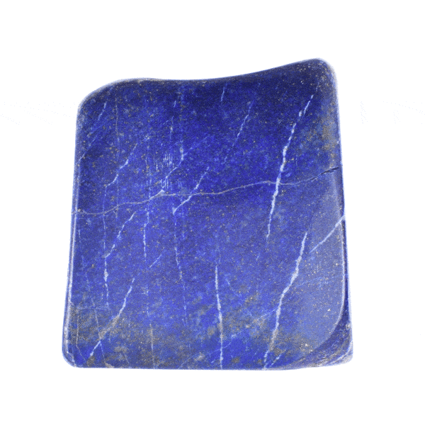 Polished piece of natural lapis lazuli gemstone, with a size of 6.5cm. Buy online shop.