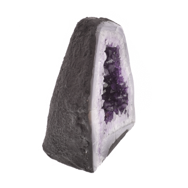 Γεώδες φυσικής πέτρας αμεθύστου, ύψους 20cm. Αγοράστε online shop.