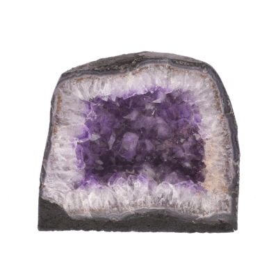 Natural amethyst geode gemstone with a size of 20.5cm. Buy online shop.