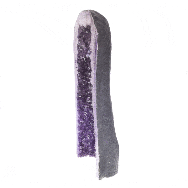 Natural amethyst geode gemstone, with a height of 53cm. Buy online shop.