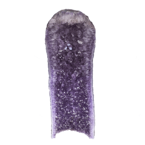 Natural amethyst geode gemstone, with a height of 53cm. Buy online shop.