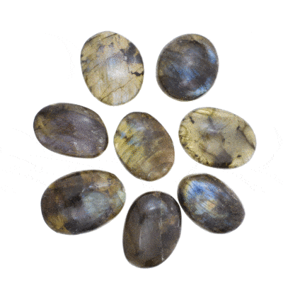 Μπαρόκ πέτρες φυσικού λαμπραδορίτη, με μέγεθος από 3cm έως 3,5cm. Αγοράστε online shop.