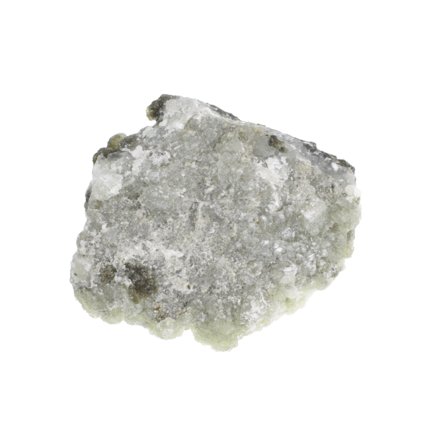 Raw 7.5cm piece of natural prehnite gemstone.