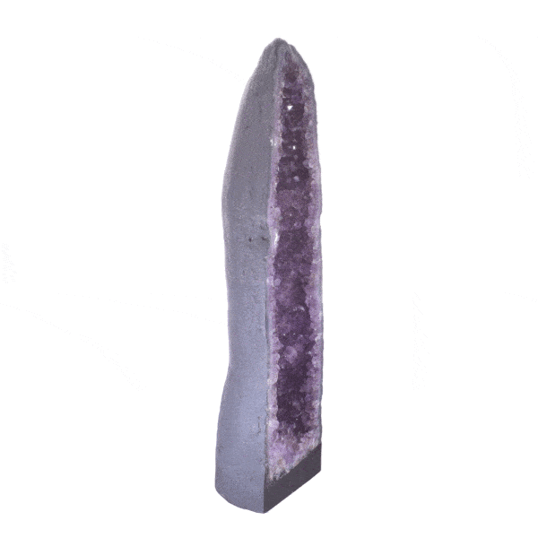 Natural amethyst geode gemstone with a height of 64cm. Buy online shop.