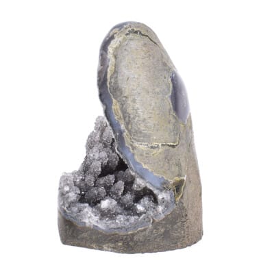 Raw 10.5cm piece of natural dark colored amethyst gemstone. Buy online shop.