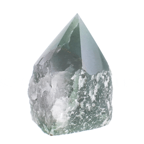 Point made of natural aventurine gemstone, polished on the top. The point has a height of 7.5cm. Buy online shop.