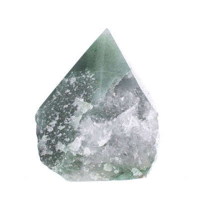 Point από φυσική πέτρα αβεντουρίνης με γυαλισμένη κορυφή και ύψος 7,5cm. Αγοράστε online shop.