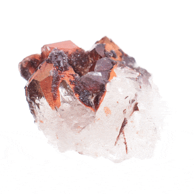Natural 5cm piece of red hematoid quartz crystal cluster. Buy online shop.